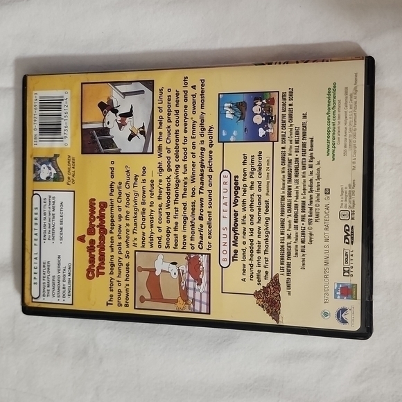New A Charlie Brown‎ Thanksgiving DVD - Picture 2 of 3